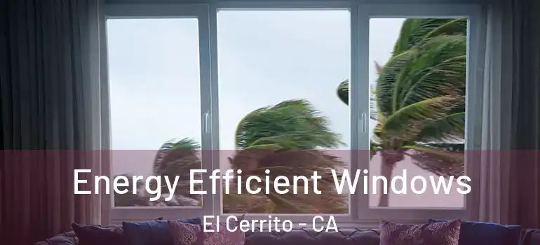  Energy Efficient Windows El Cerrito - CA